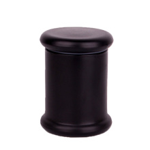 Customized Classic Black Candle Jar With LID